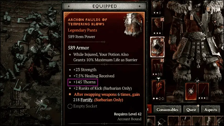 Diablo 4 Thorns Explained Calculation Effective Usage Gamer Amplify   Image 15 